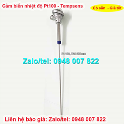 Cảm biến nhiệt độ Pt100 dài 650mm phi 6 Tempsens